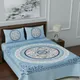 Blue__Jaipuri bedsheet